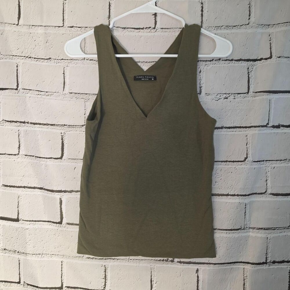 Final-touch Women's Green and Khaki Vest